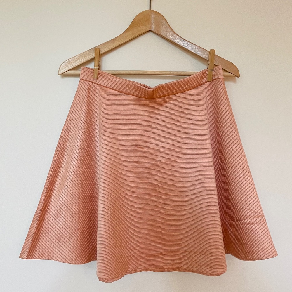 CLUB MONACO Silky Peach Circle Skirt